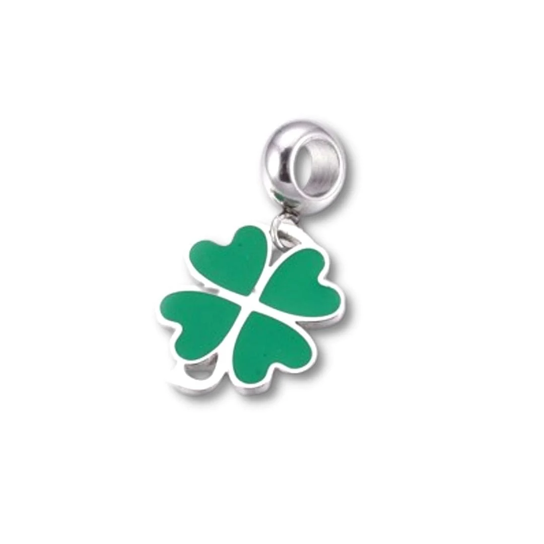 Charm Trèfles à 4 feuilles avec Bélière