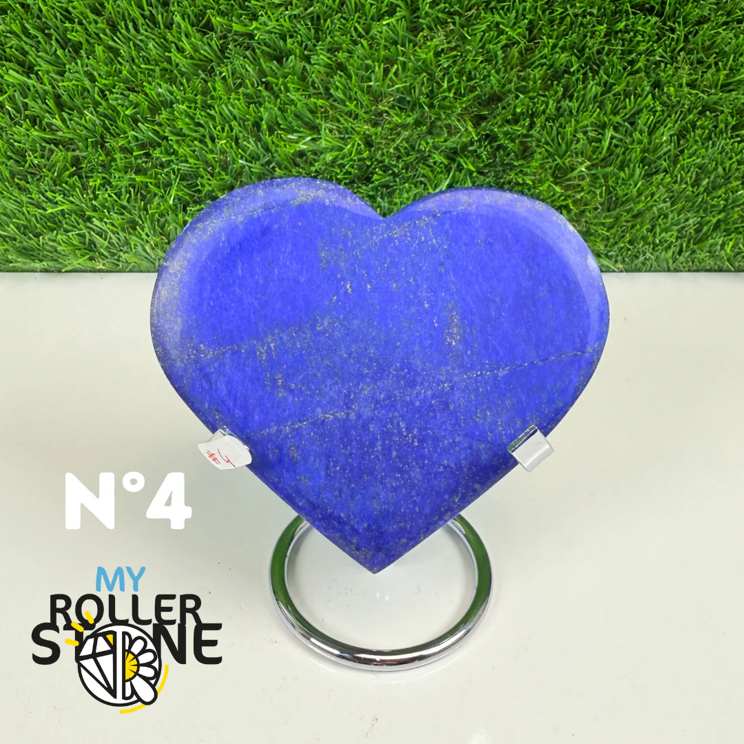 Coeur en Lapis Lazuli avec Support - Image 18