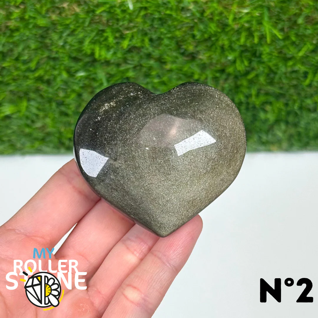 Coeur Obsidienne Dorée - Image 3