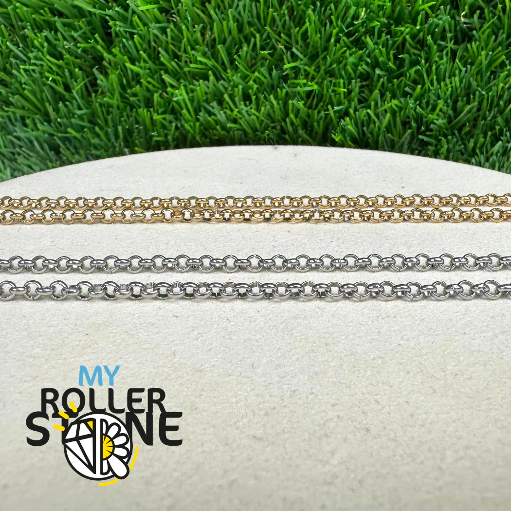Grande Chaîne à Rolo en Acier Inoxydable 304 (60 cm)