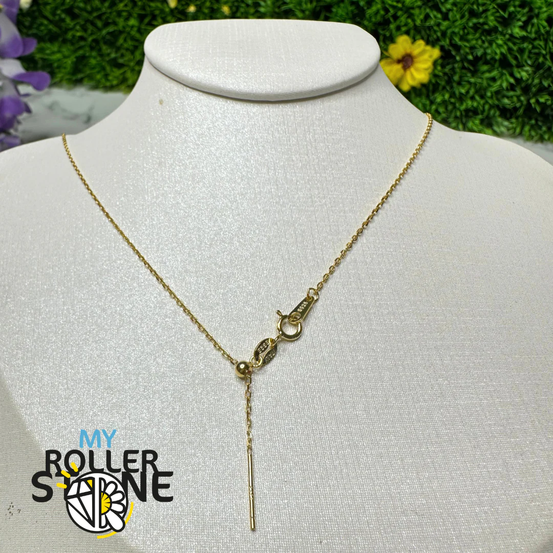 Collier avec Perle de Culture Argent 925 ovalisé - Image 2