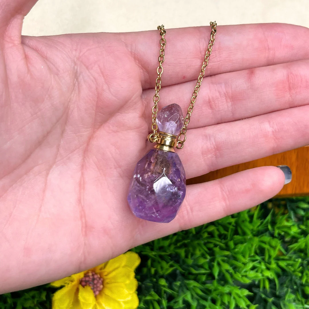 Collier Fiole Améthyste