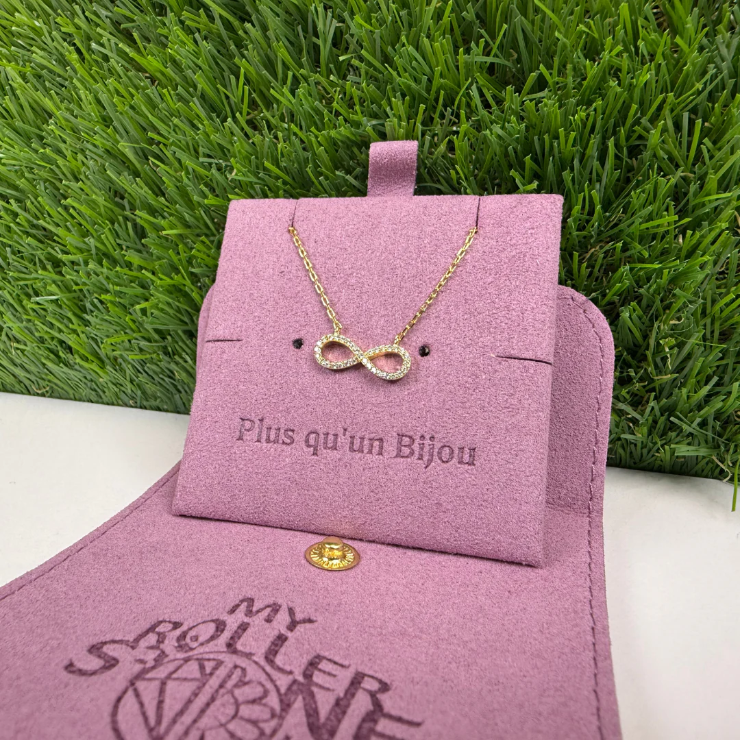 Collier Infini en ARgent 925 et Zircon - Image 2