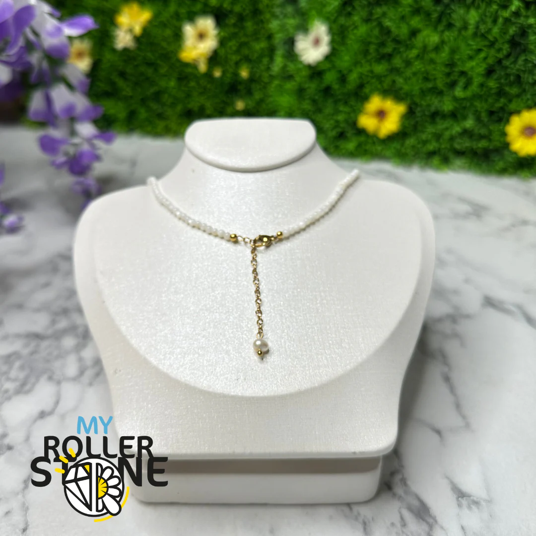 Collier Perle de Culture Argent 925 et nacre naturelle - Image 2