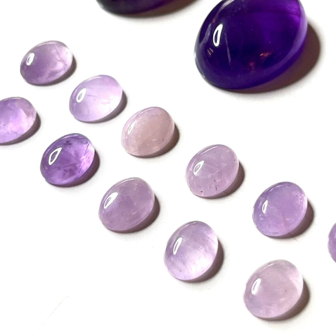 Cabochon Ovale Améthyste - Image 2