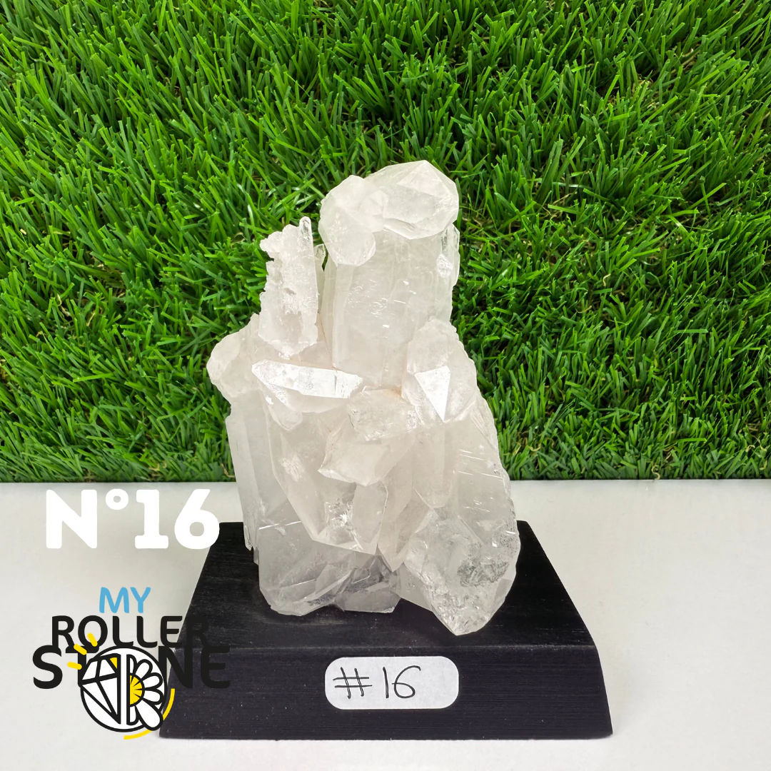 Cristal de roche sur support bois - Image 16