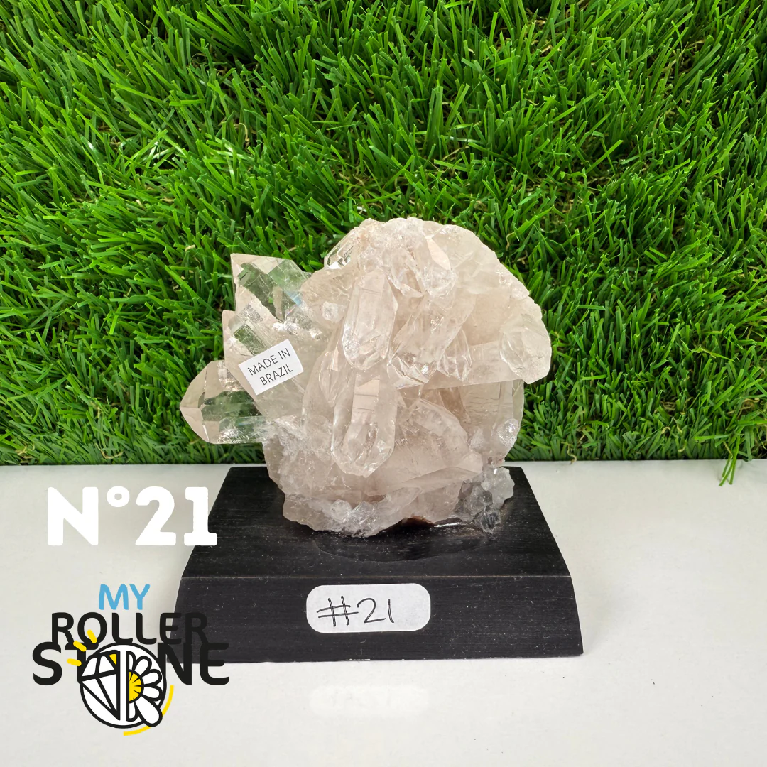Cristal de roche sur support bois - Image 21
