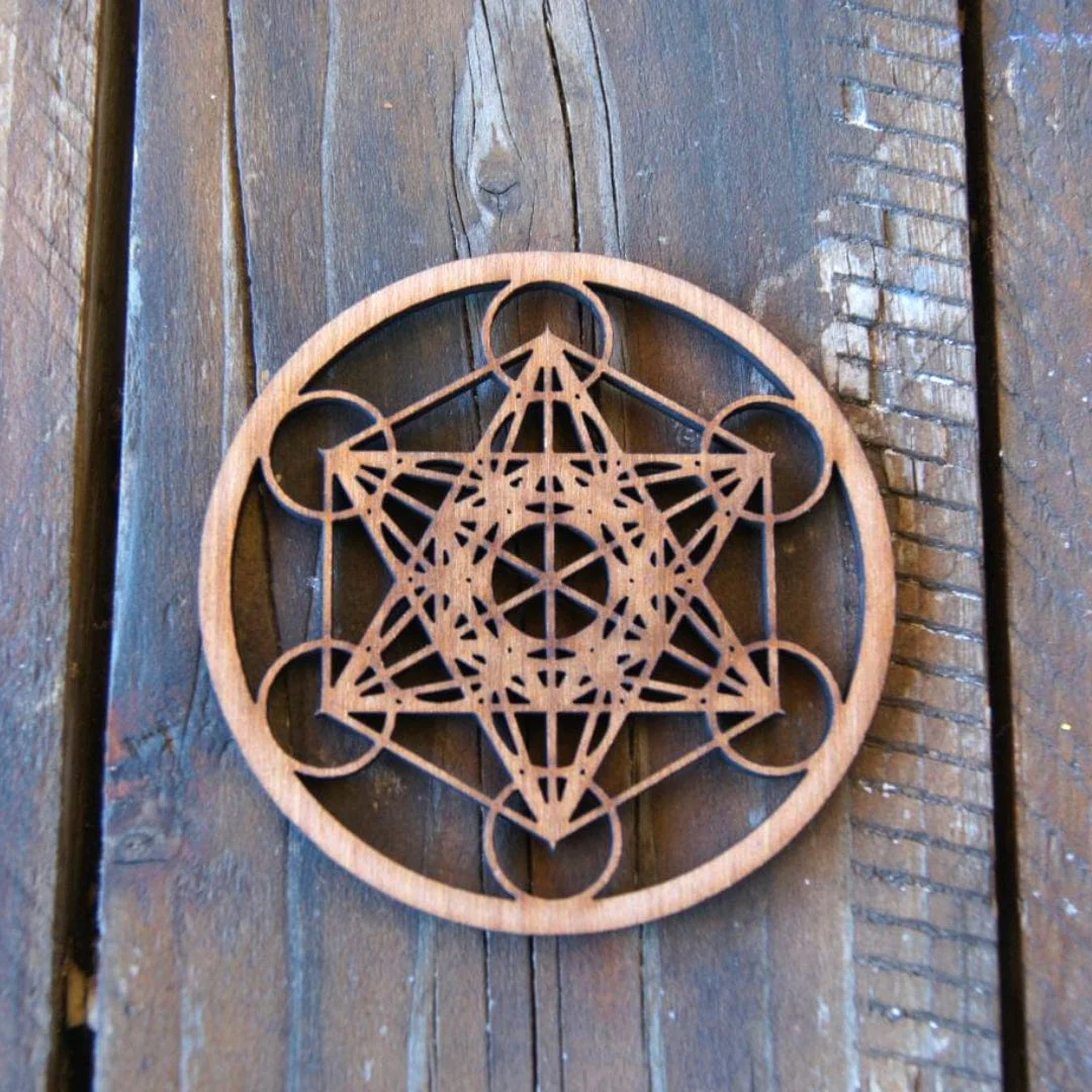 Cube de Métatron en bois - Image 2
