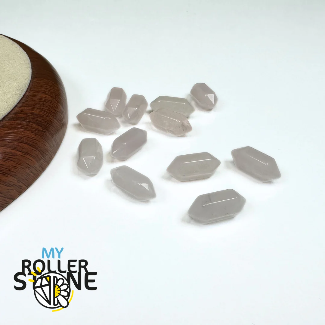 Double Pointe Quartz Rose