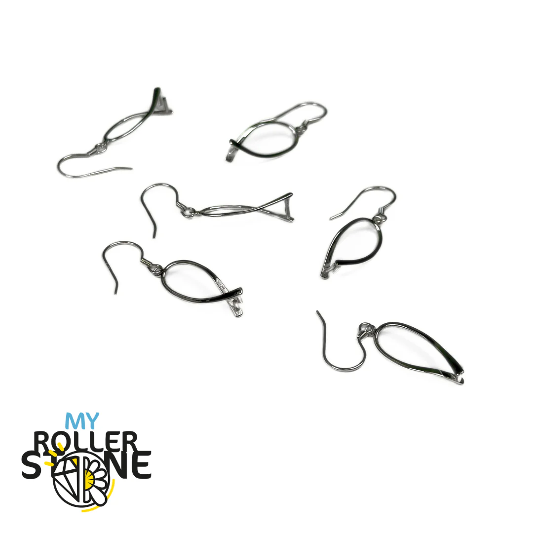 Fermoirs de Boucles d’Oreilles avec Bélières en Argent Sterling 925 - Image 2