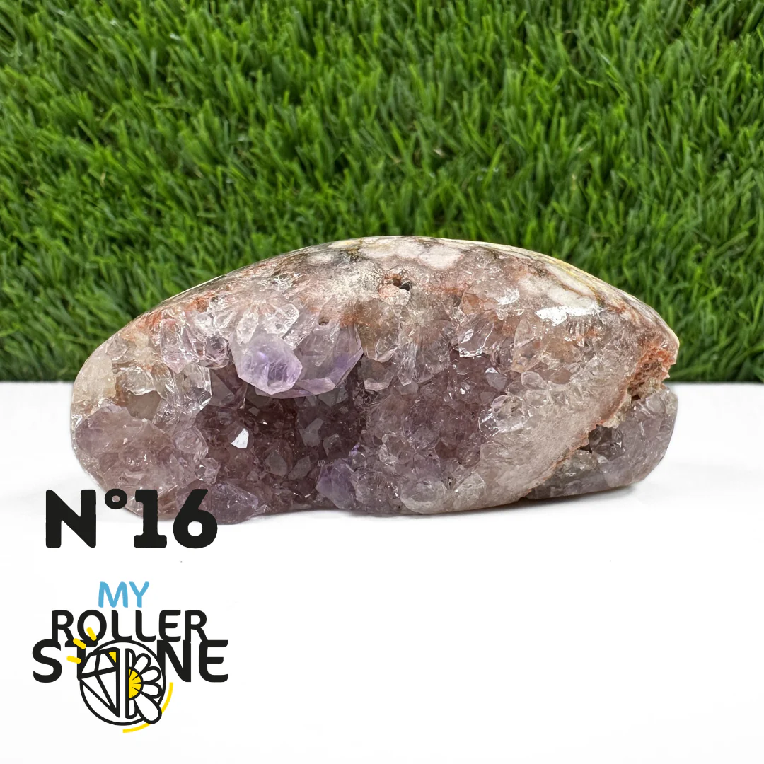 Géode Améthyste Rose du Brésil #16