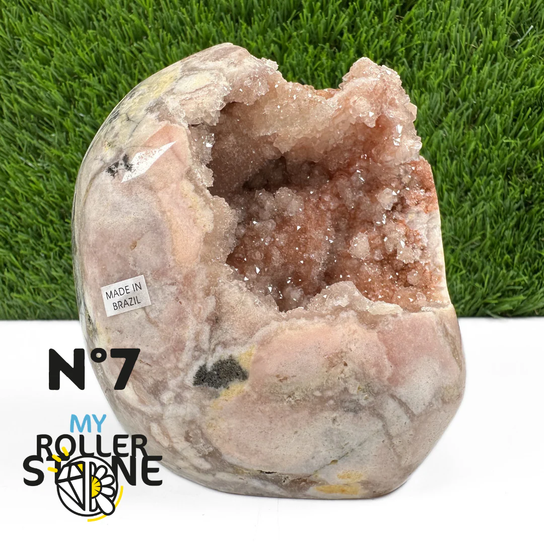 Géode Améthyste Rose du Brésil #7