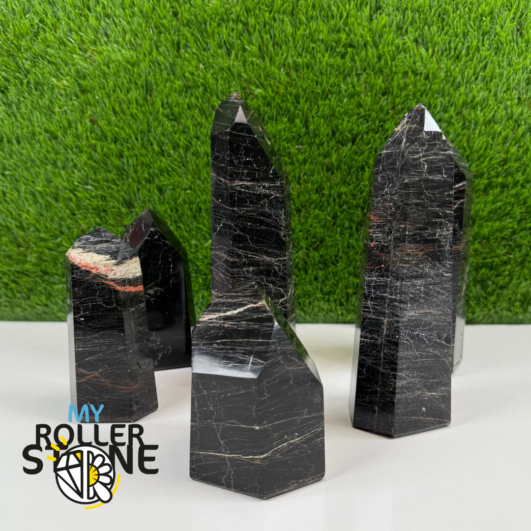 Grande Pointe en Tourmaline noire du Brésil