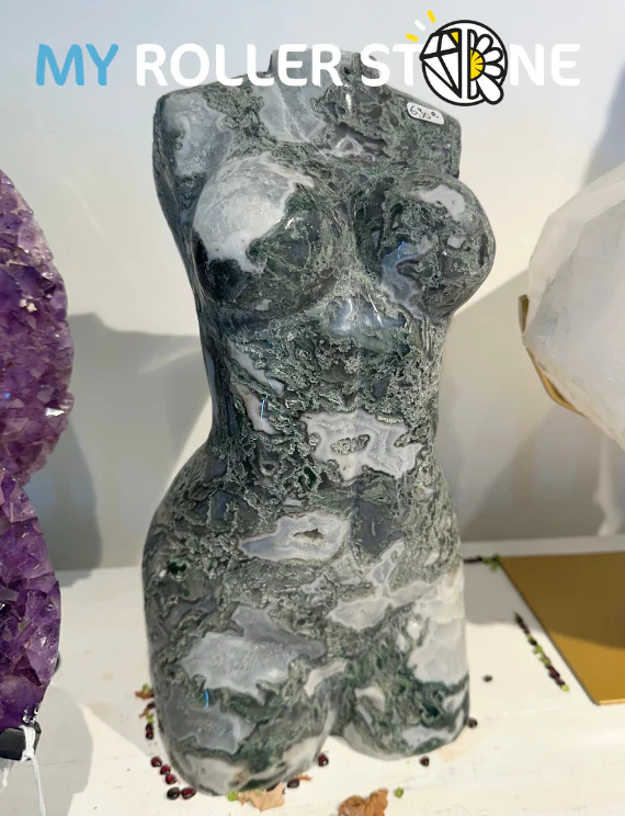 Grande Sculpture Buste Femme Pierre - Image 3