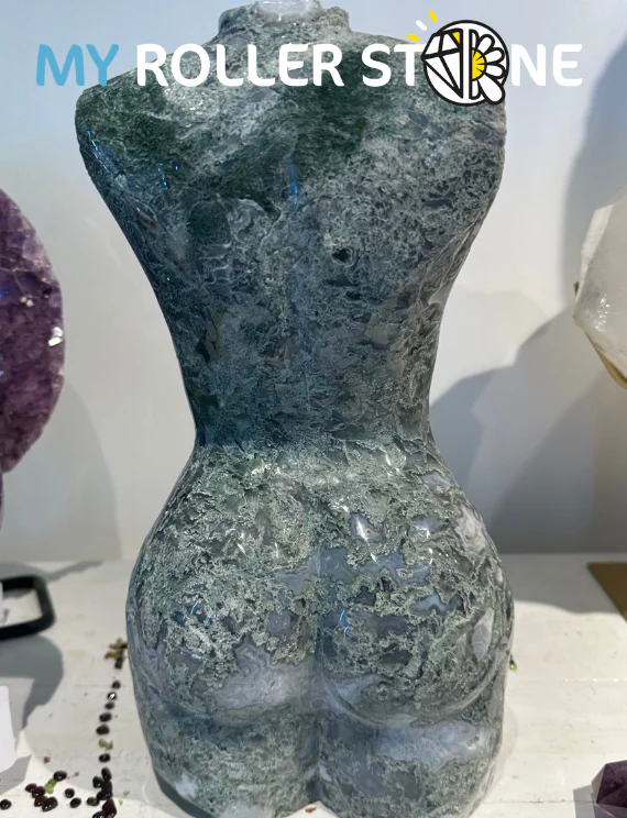 Grande Sculpture Buste Femme Pierre - Image 7