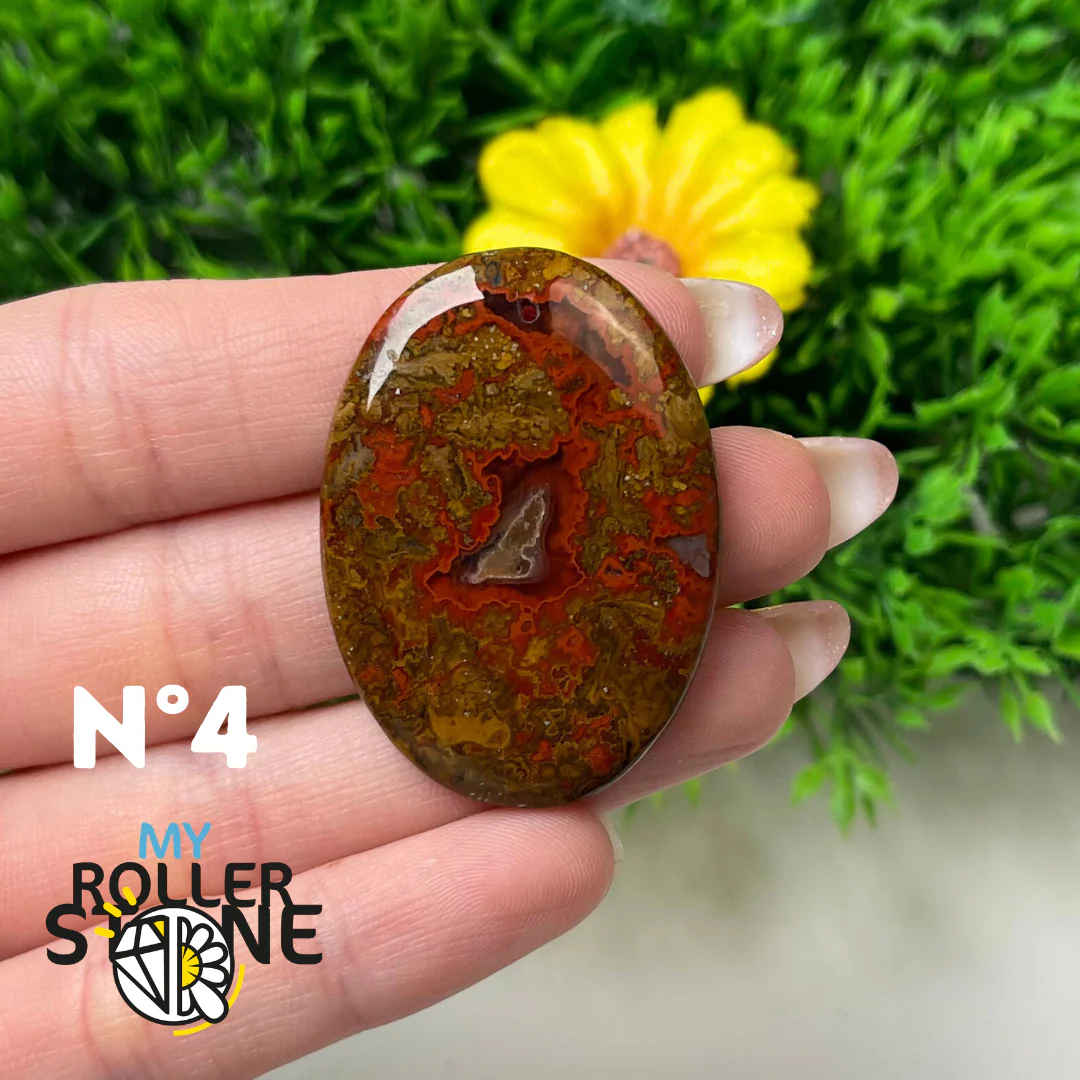 Pendentif Agate Marocaine 5A percé - Image 6