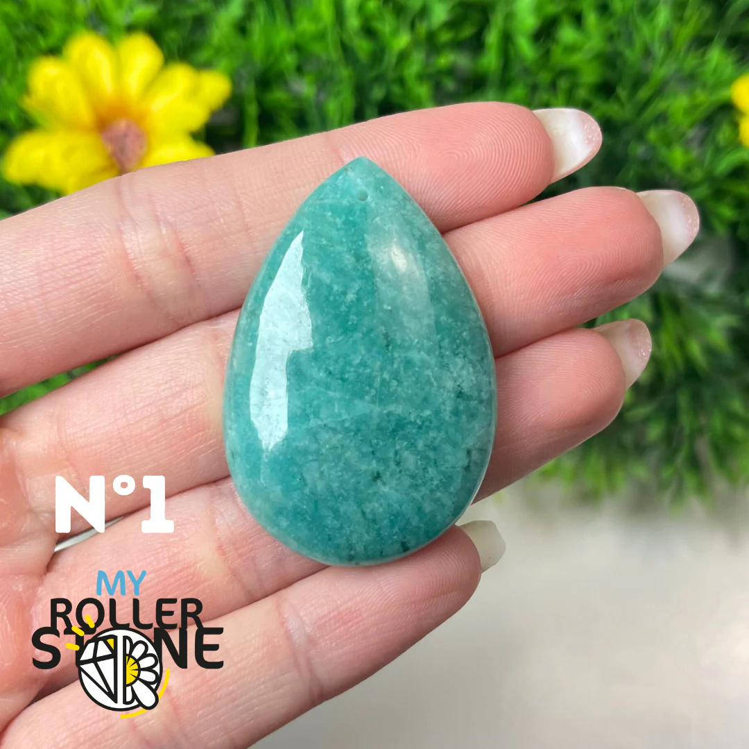 Pendentif Amazonite Brésil 5A - Image 3