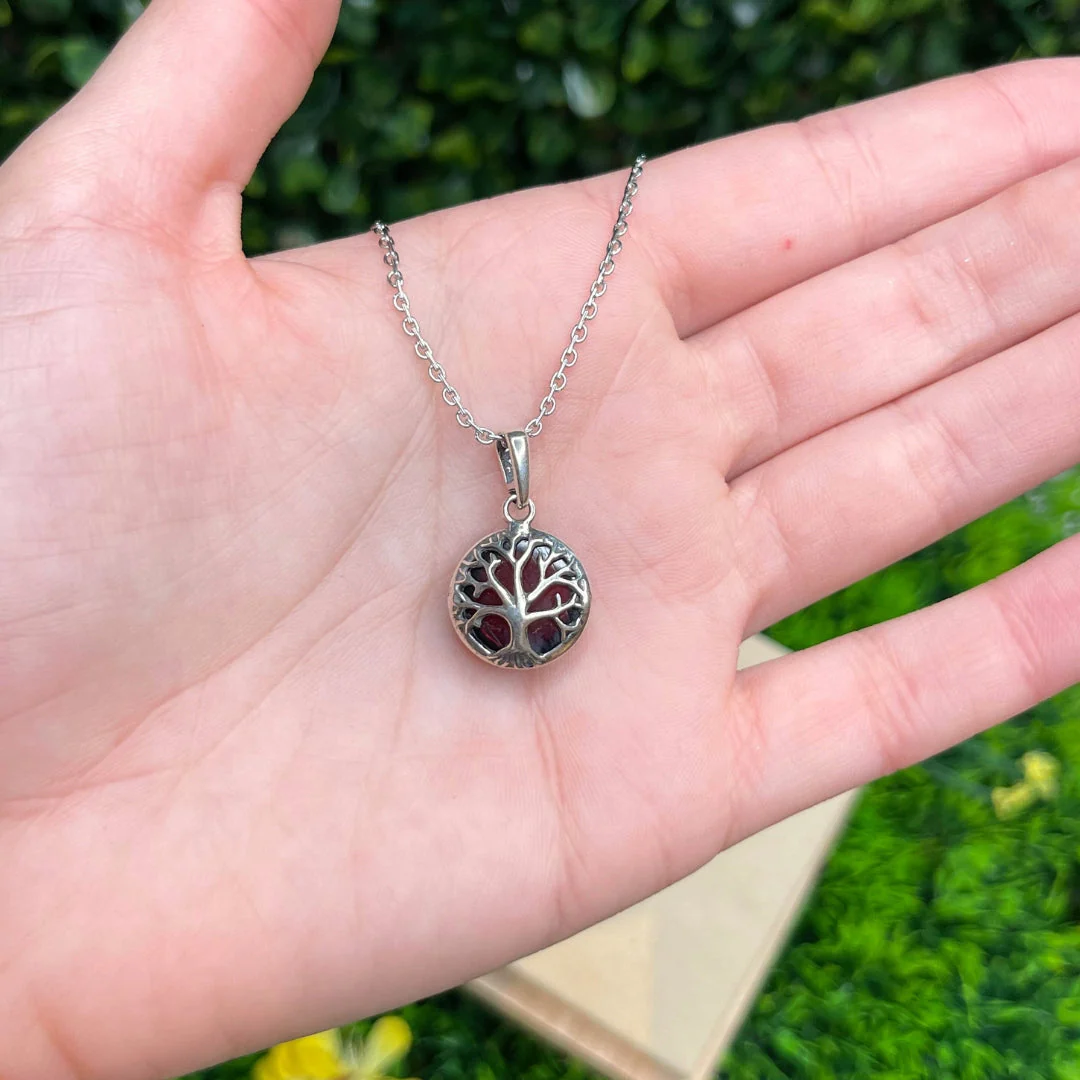 Pendentif Ambre Arbre de vie - Image 4