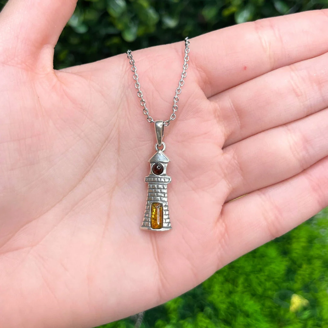 Pendentif Ambre Phare - Image 2