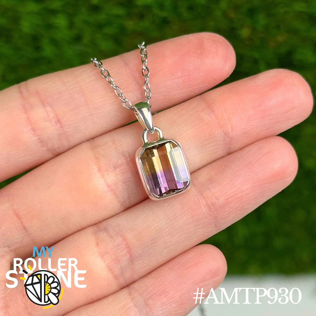 Pendentif Amétrine Argent 925#AMTP930
