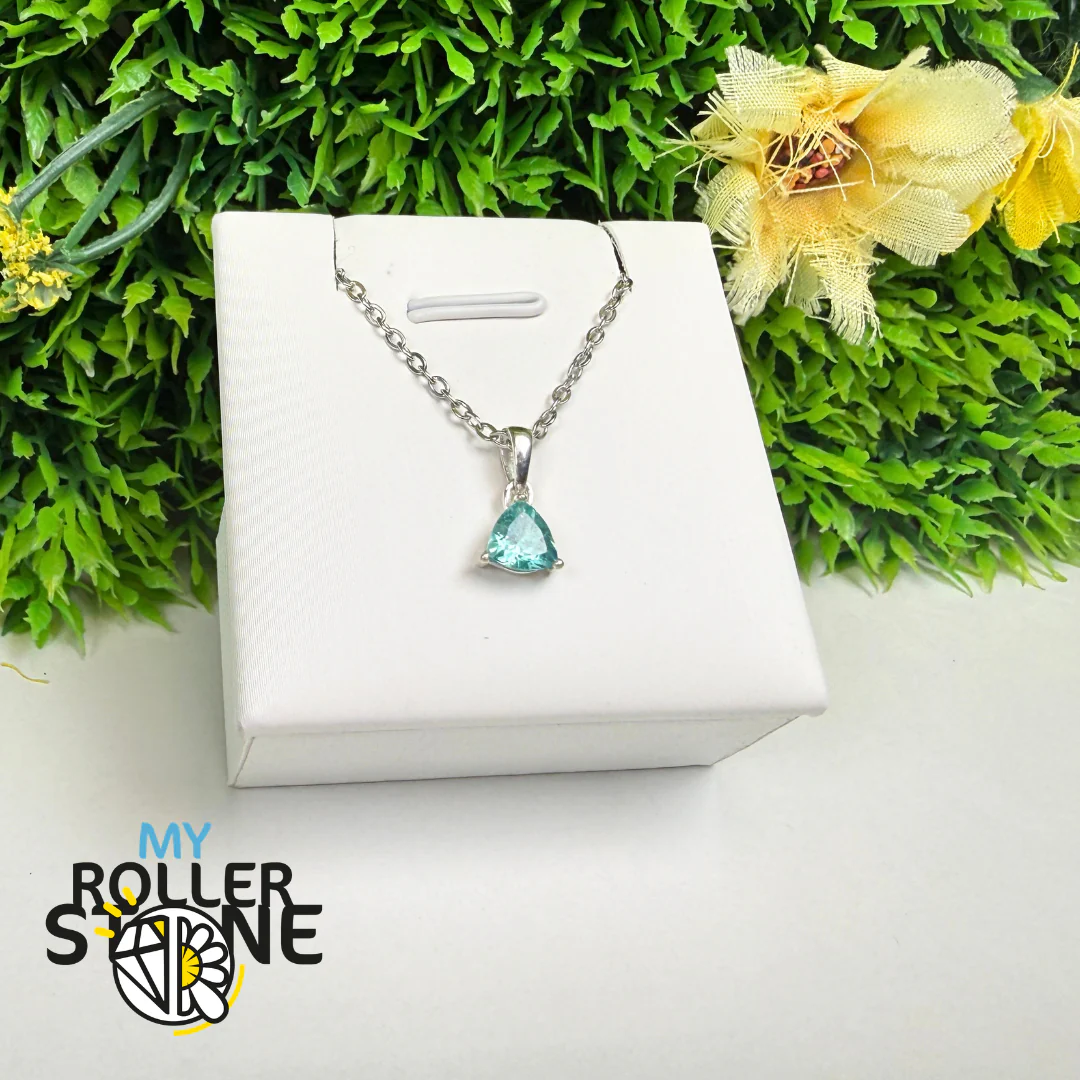 Pendentif Apatite Bleue Néon Facettée – PBC204-NBF