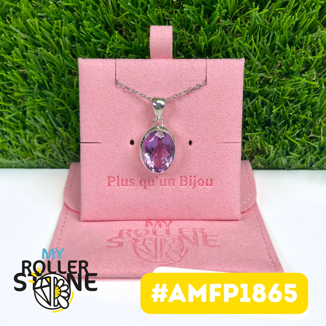 Pendentif Argent 925 Améthyste Facettée #AMFP1865