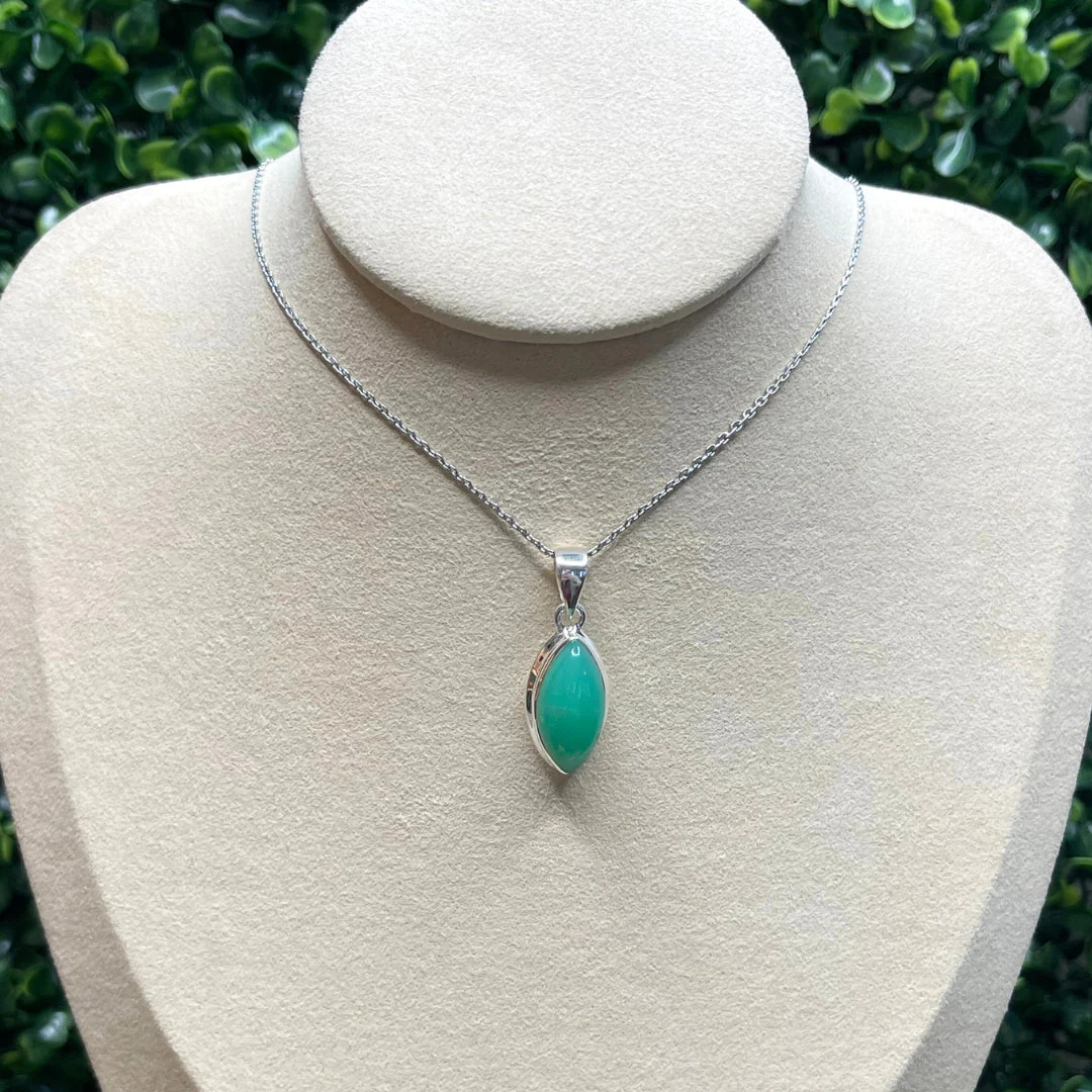Pendentif Argent 925 Chrysoprase #1 - Image 2