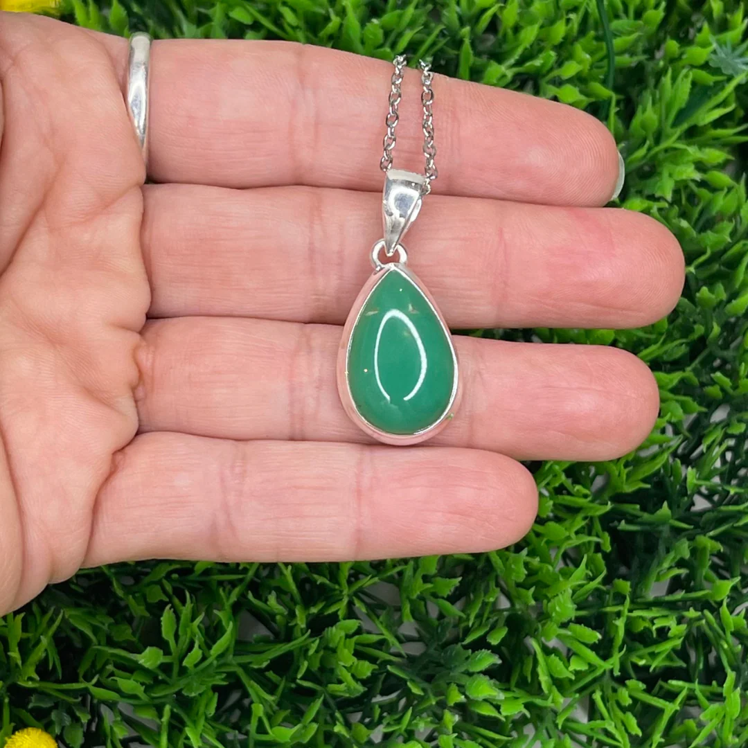 Pendentif Argent 925 Chrysoprase #22 - Image 2