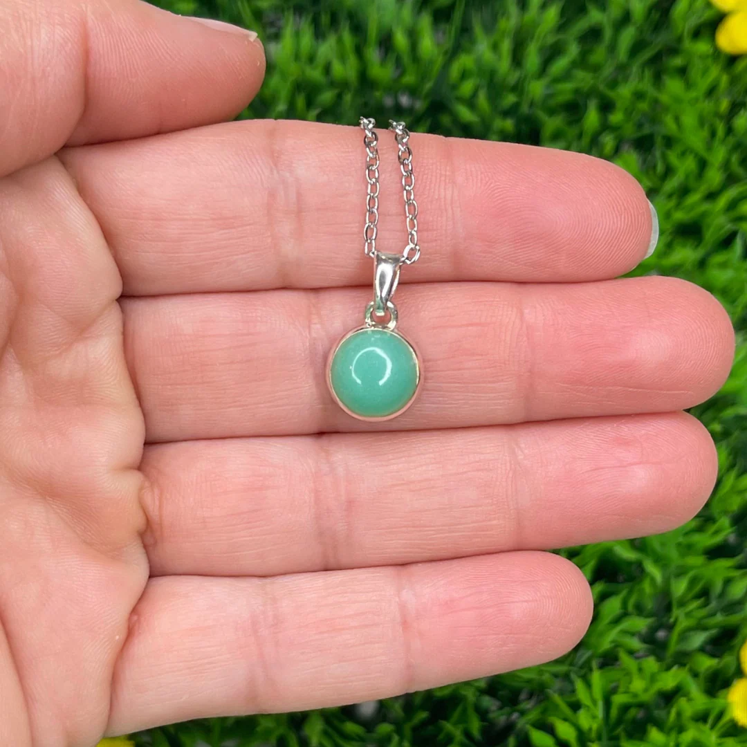 Pendentif Argent 925 Chrysoprase #25 - Image 2
