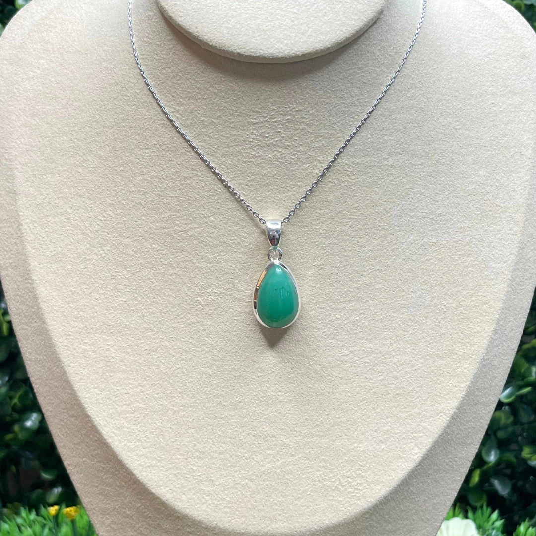 Pendentif Argent 925 Chrysoprase #3 - Image 3