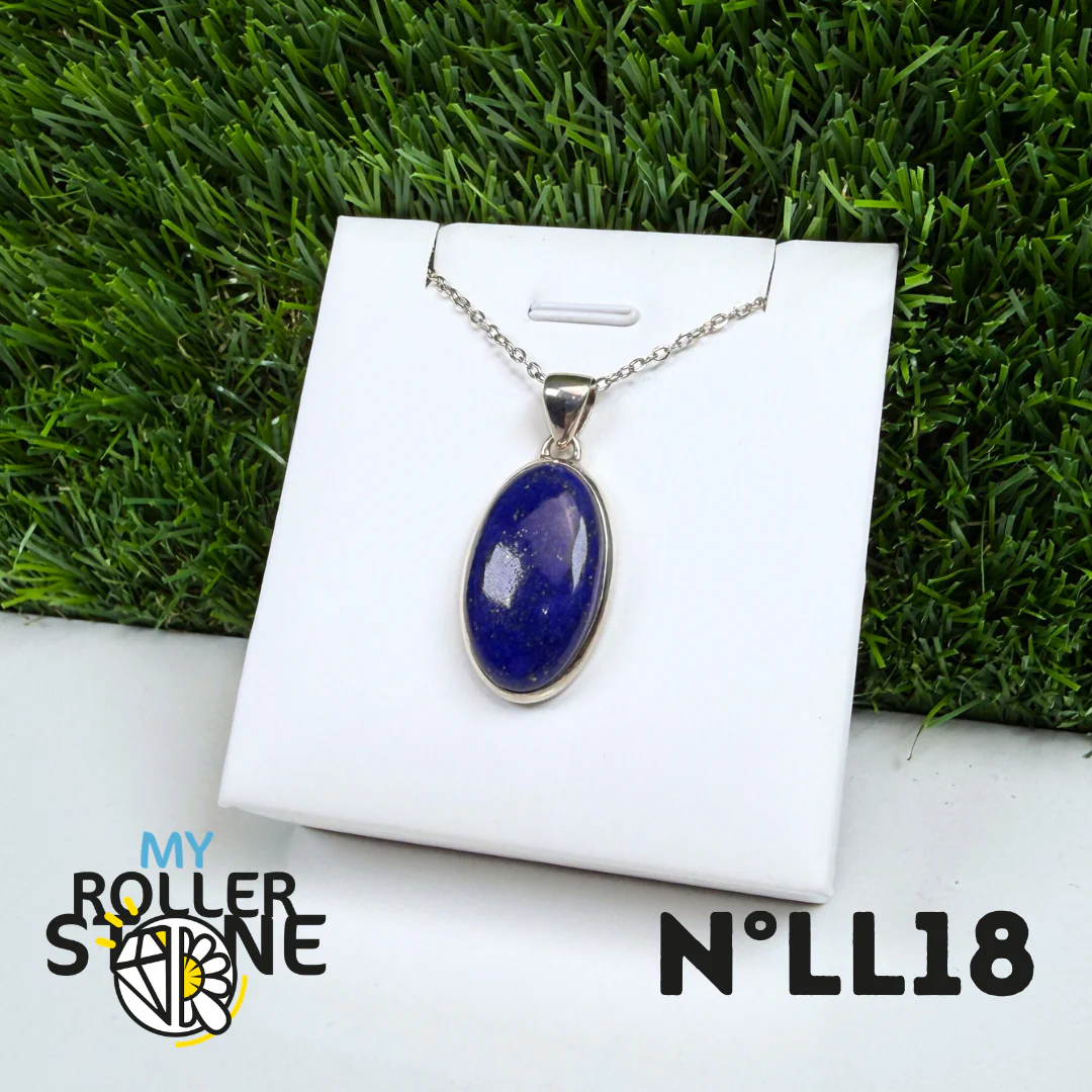 Pendentif Argent 925 Lapis Lazuli #18