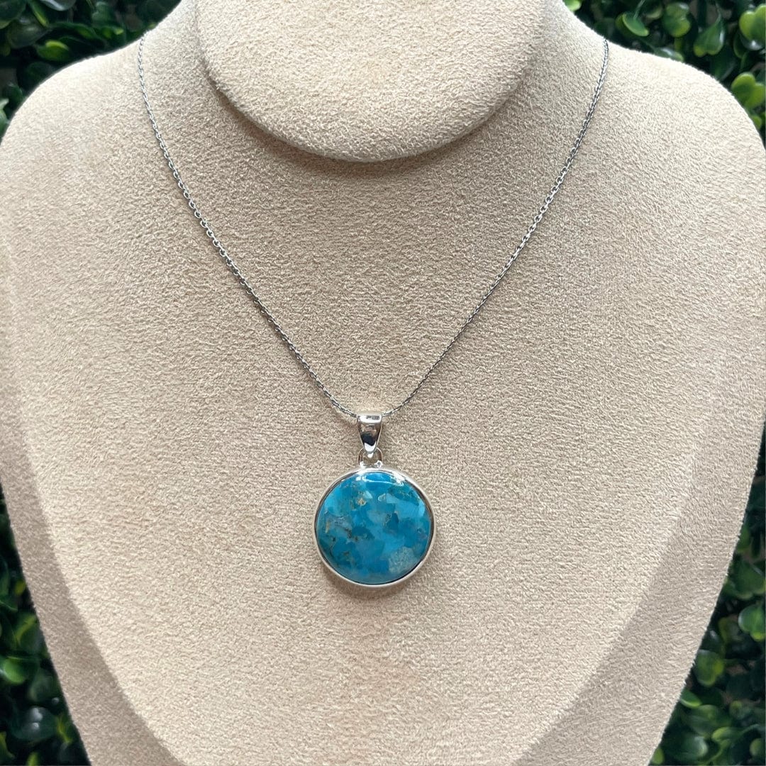 Pendentif Argent 925 Turquoise Mohave #17 - Image 2
