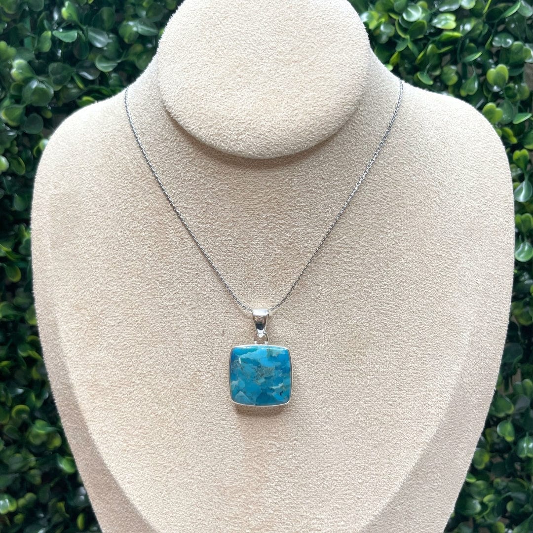 Pendentif Argent 925 Turquoise Mohave #21 - Image 2