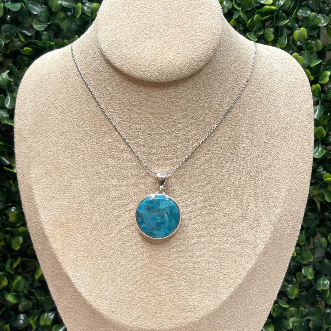 Pendentif Argent 925 Turquoise Mohave #27 - Image 2