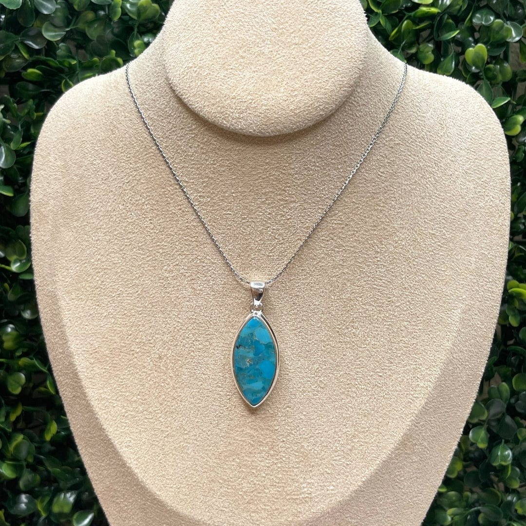 Pendentif Argent 925 Turquoise Mohave #31 - Image 2