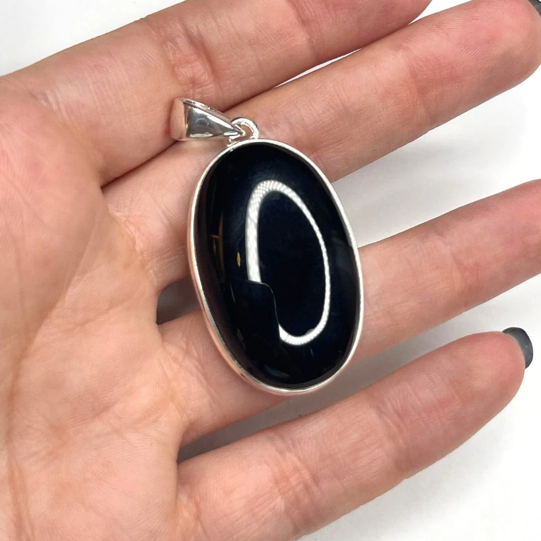Pendentif Argent Onyx #2