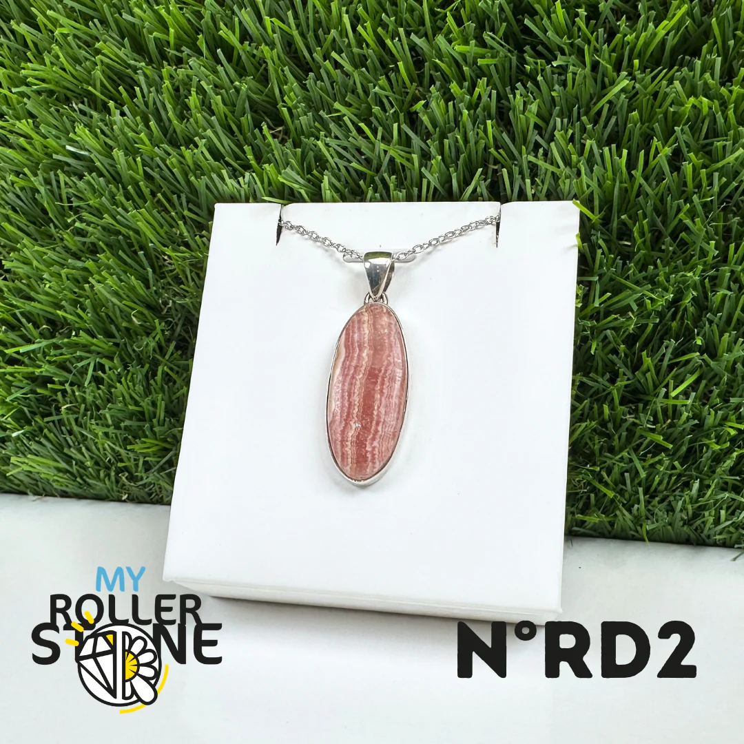 Pendentif Argent Rhodochrosite #2