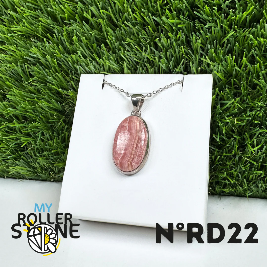 Pendentif Argent Rhodochrosite #22