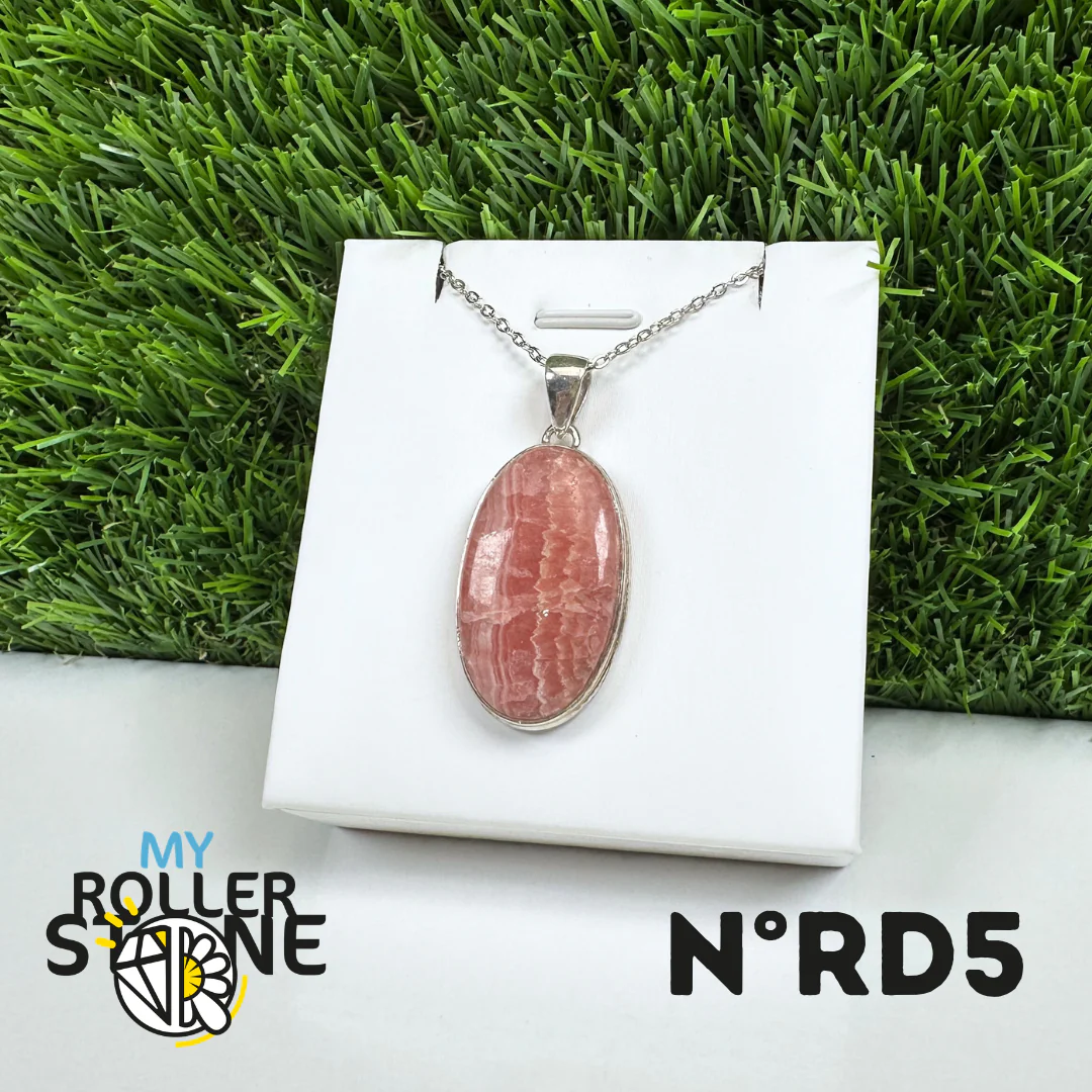 Pendentif Argent Rhodochrosite #5