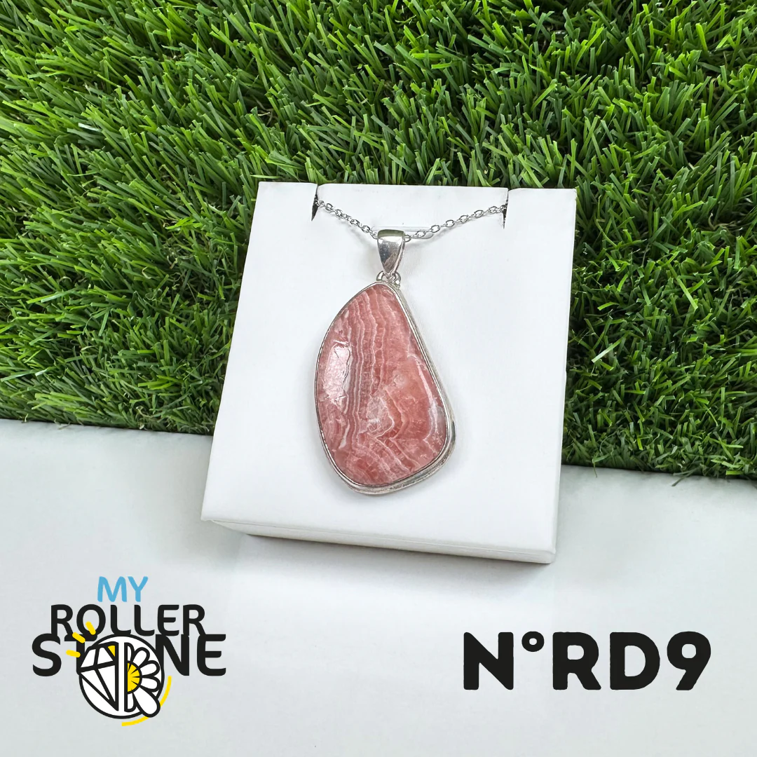 Pendentif Argent Rhodochrosite #9