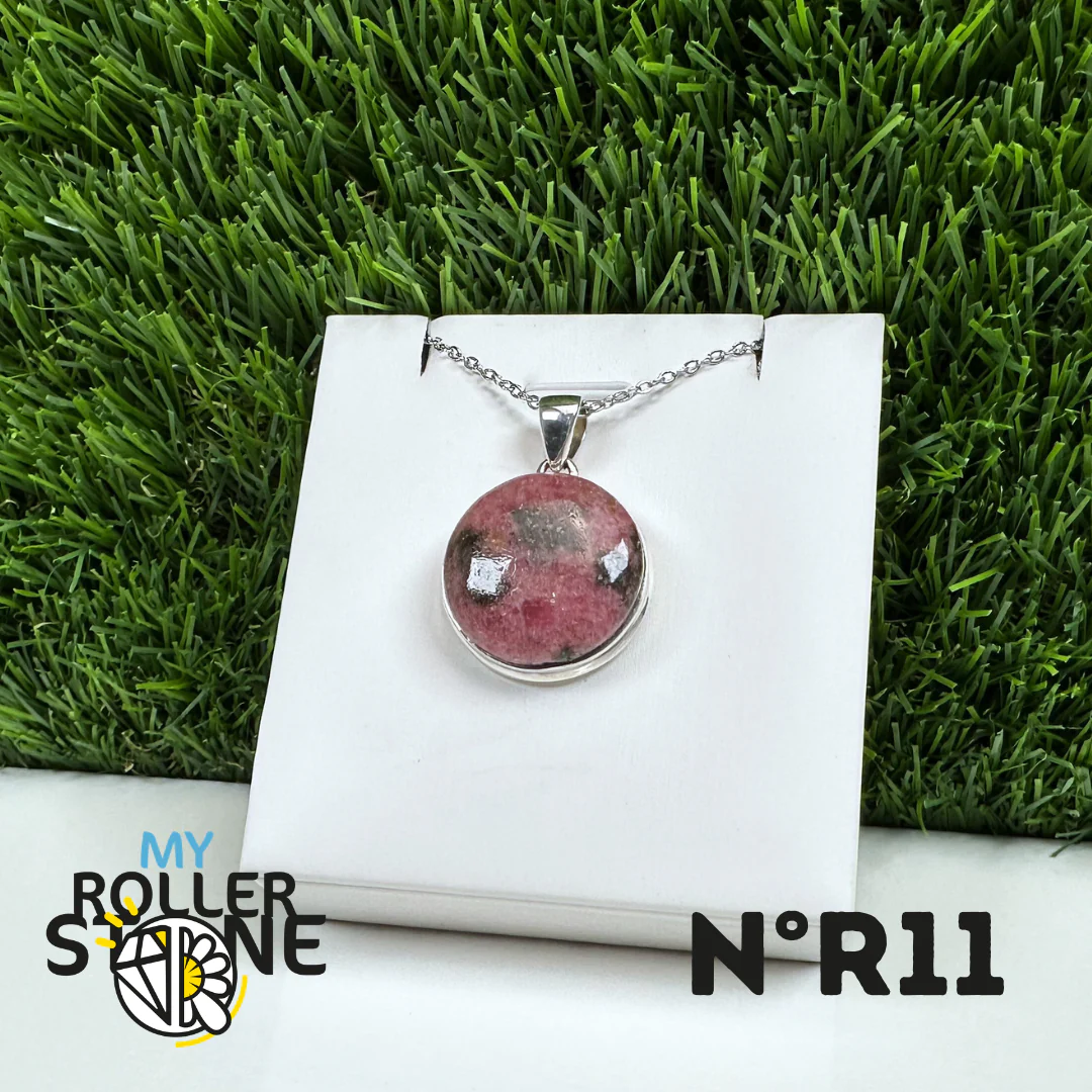 Pendentif Argent Rhodonite Australienne #11