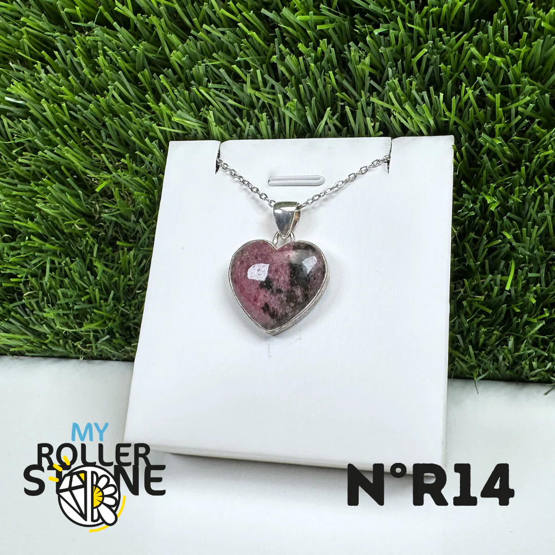 Pendentif Argent Rhodonite Australienne #14