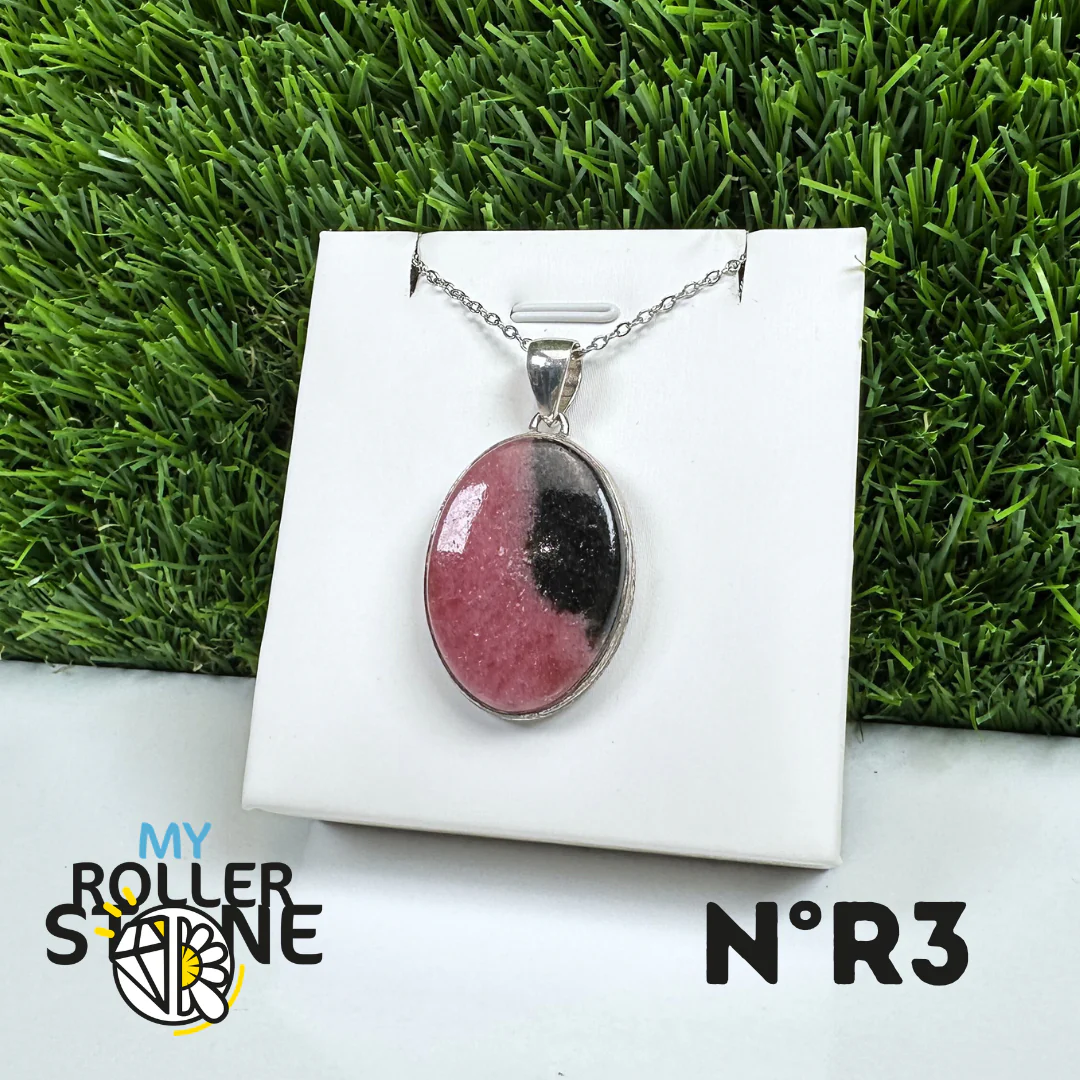 Pendentif Argent Rhodonite Australienne #3