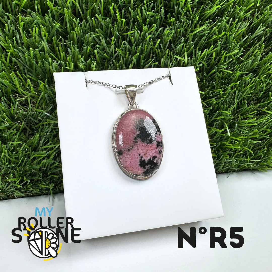 Pendentif Argent Rhodonite Australienne #5
