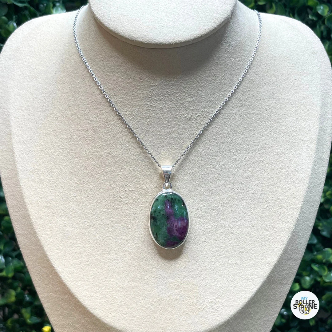 Pendentif Argent Rubis Zoisite #1 - Image 3