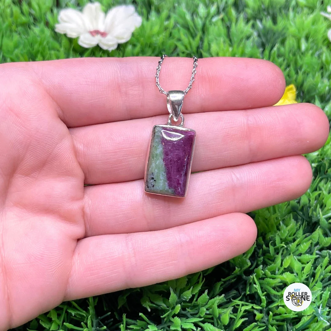 Pendentif Argent Rubis Zoisite #7 - Image 2