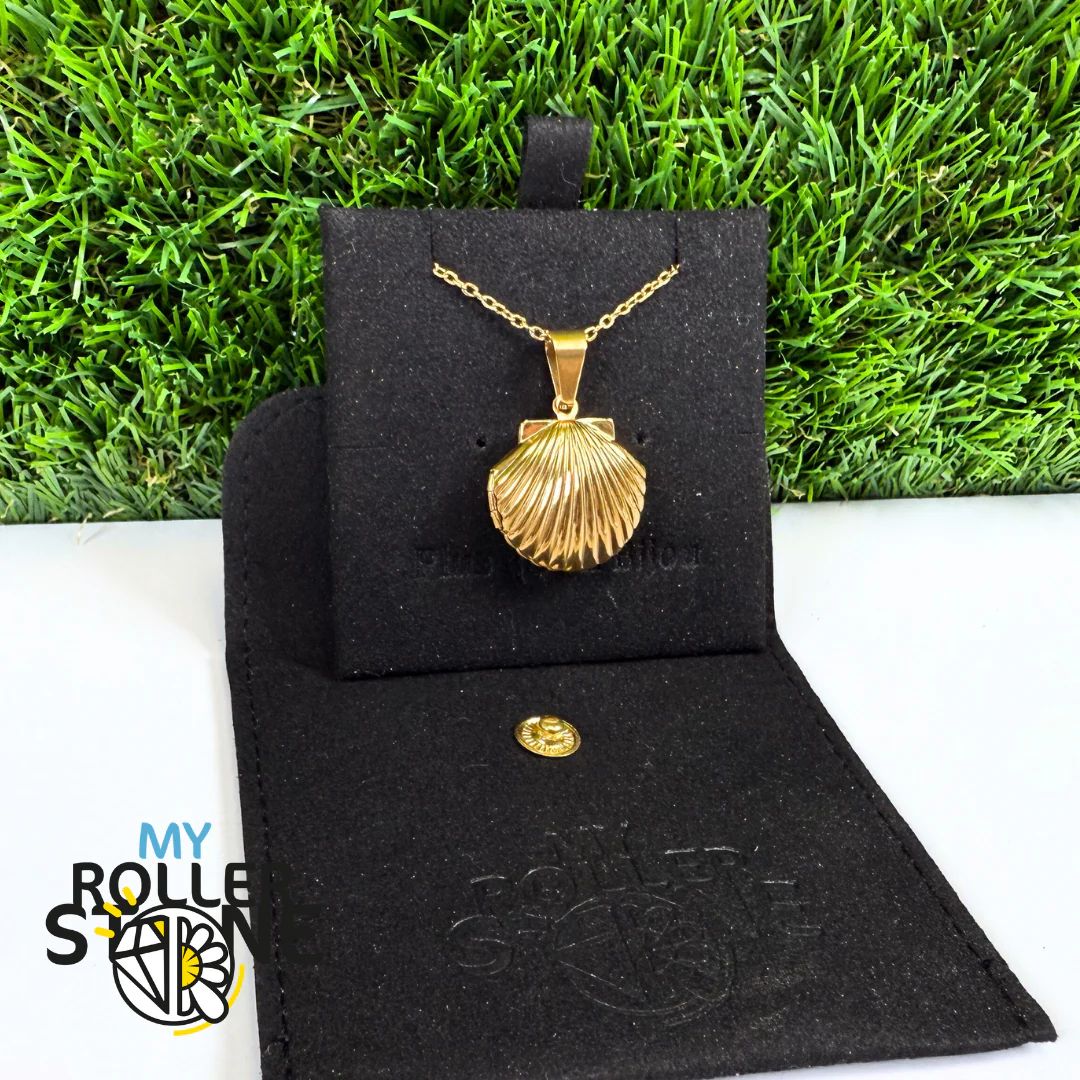 Pendentif avec photo coquille st jaque en acier inoxydable - Image 2