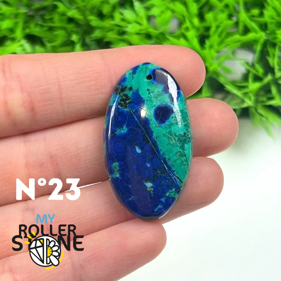 Pendentif Azurite Malachite 5A - Image 25