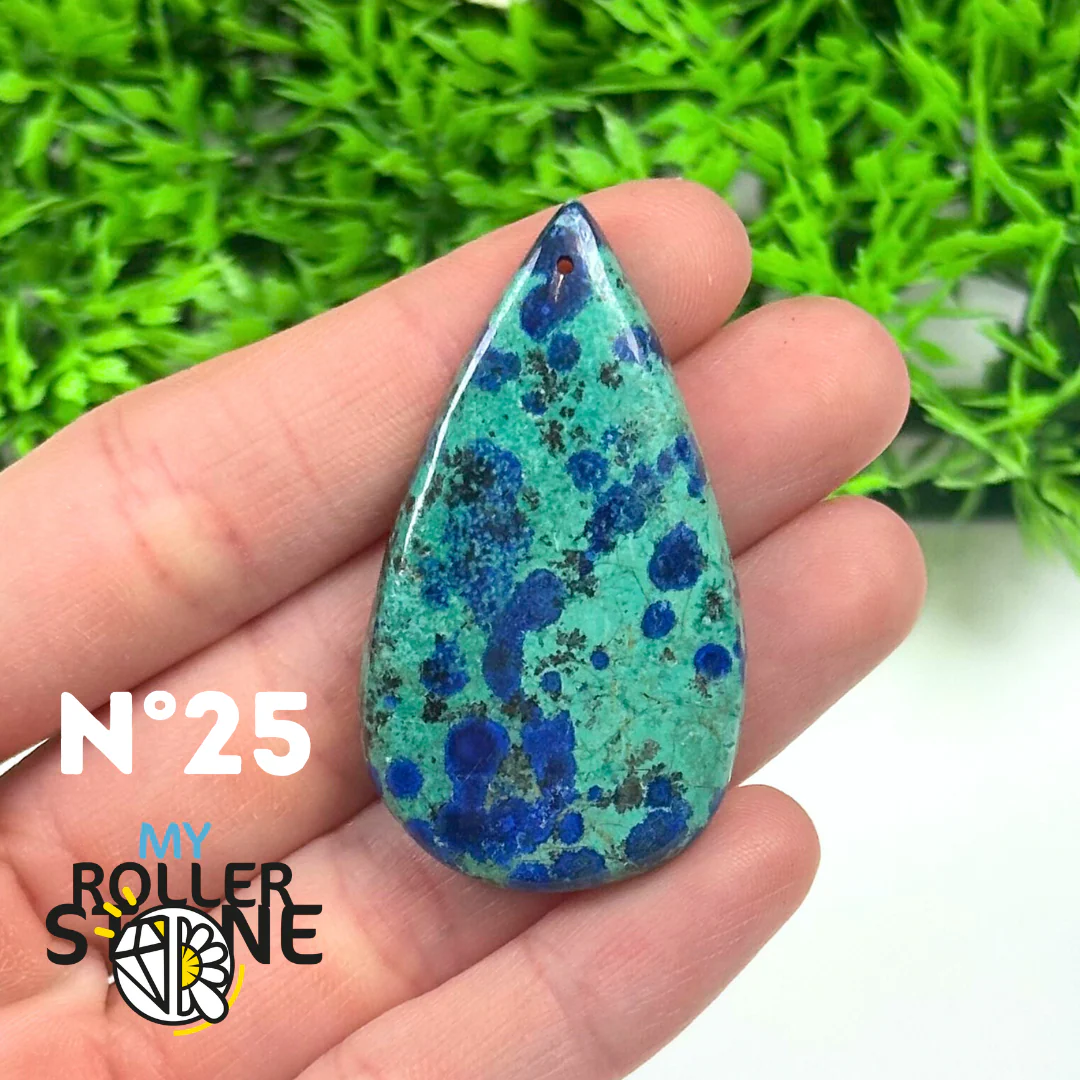 Pendentif Azurite Malachite 5A - Image 27