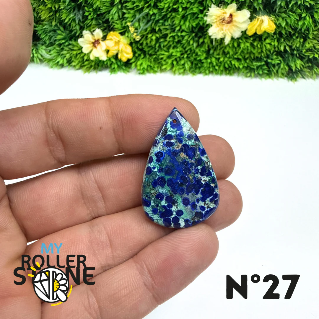 Pendentif Azurite Malachite 5A - Image 29